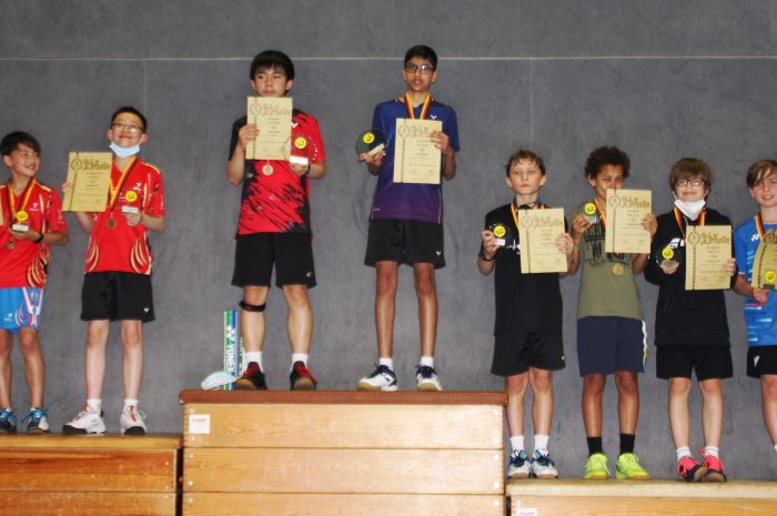 Wieder eine Deutsche Meisterschaft im Badminton: Zhen Huang ist Deutscher Meister im Jungendoppel U13