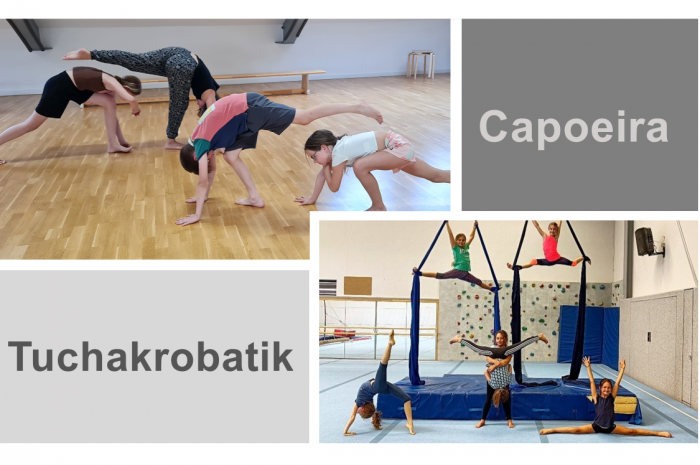 Tuchakrobatik und Capoeira neu  im TV 1860 Hofheim