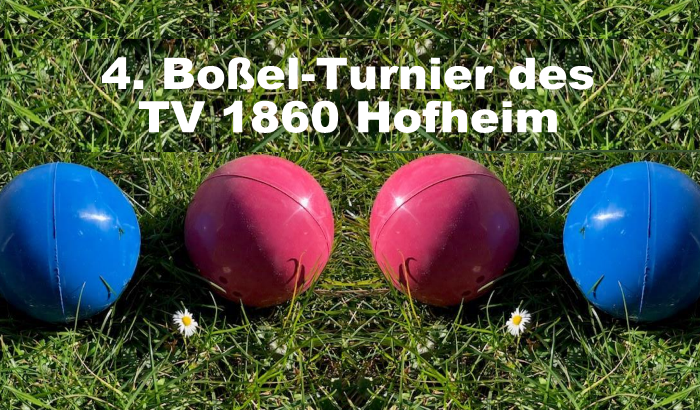 4. Boßel-Turnier des TV 1860 Hofheim