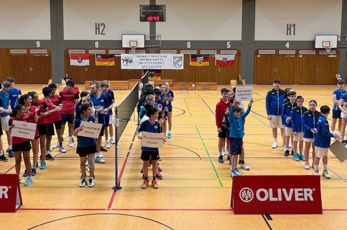 Badminton Südwestdeutsche Mannschaftsmeisterschaften in Hofheim