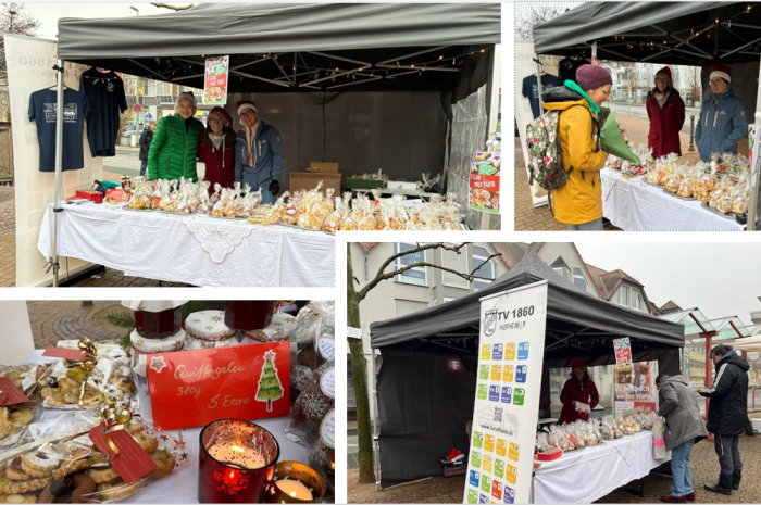 Plätzchenverkauf der Gymnastikabteilung 2025 – Sensationeller Andrang trotz schlechtem Wetter