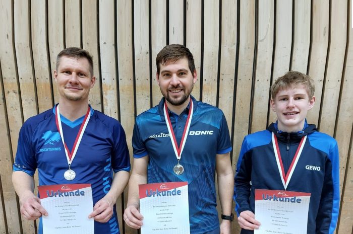 Drei Tischtennis-Herrenteams im Kreispokal erfolgreich