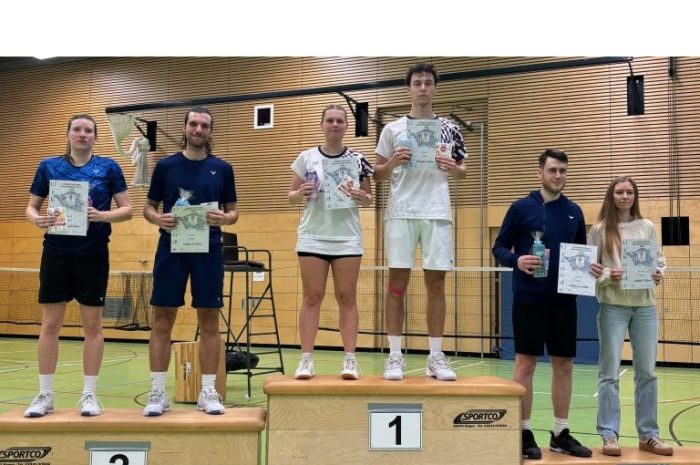 Badminton: Titel und Podestplätze bei der Südwestdeutschen Meisterschaft O19