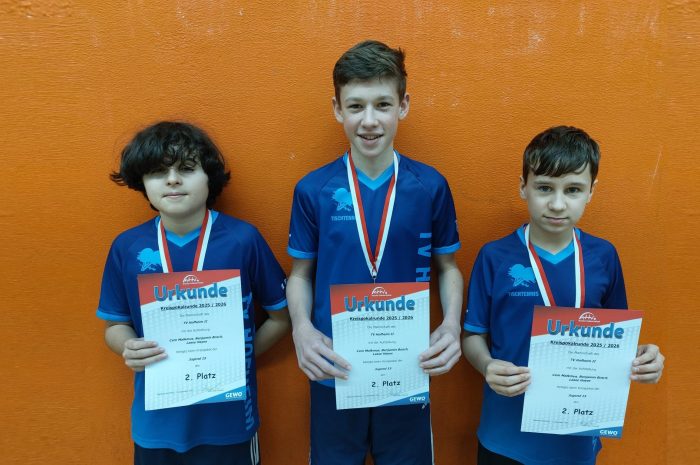 Das Jugendteam erspielt die Vorrundenmeisterschaft in der Kreisliga